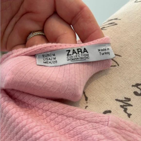 Zara Pink Fitted Dress - Picture 3 of 3